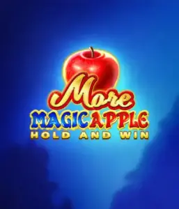 Enter the magical realm of More Magic Apple Hold and Win Slot by 3 Oaks Gaming, featuring a shimmering red apple against a deep blue background. This graphic captures the enchanting theme with a touch of mystery. Perfect for lovers of magical themes, the vibrant visuals and attractive artwork make this slot stand out. 