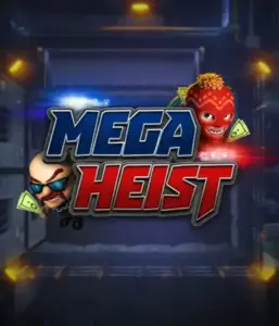 Enter the exciting world of Mega Heist slot by Relax Gaming, highlighting mischievous characters ready to execute a bank heist. This graphic captures the intensity of the heist with its dramatic logo and a shadowy vault backdrop. Ideal for those who enjoy adventure-themed slots, providing a thrilling gaming experience. 