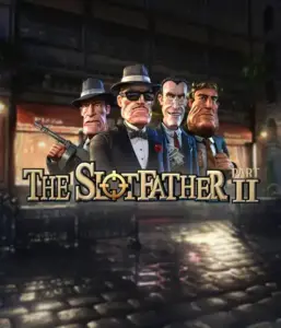 Dive into the underworld world of The Slotfather 2 slot by Betsoft, showcasing a lineup of iconic mafia characters against a dark urban backdrop. This image captures the dramatic essence of the organized crime with its striking character design and suspenseful setting. Perfect for lovers of gangster-themed games, offering a thrilling adventure. 