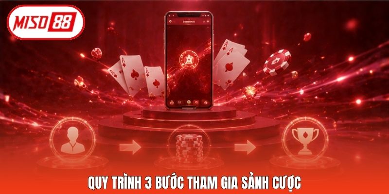 Quy trình 3 bước tham gia sảnh cược